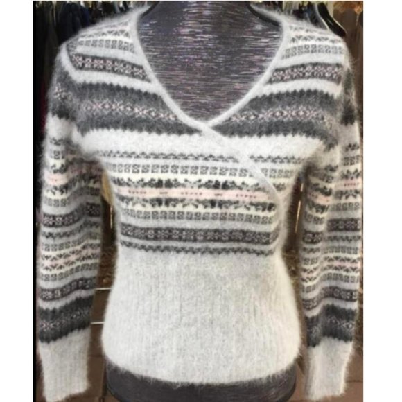 Faded Glory | Ladies rabbit fur sweater - Picture 1 of 8